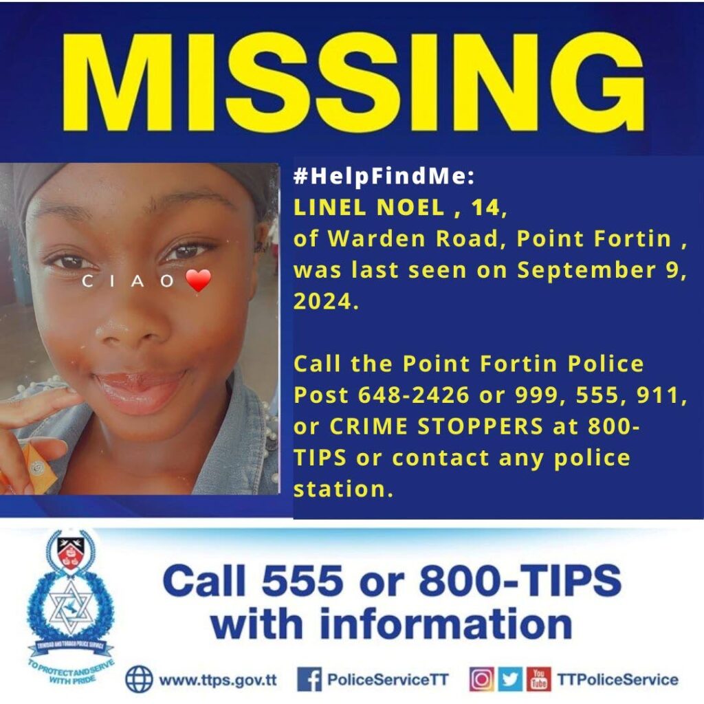 point-fortin-girl,-14,-one-year-old-son-reported-missing