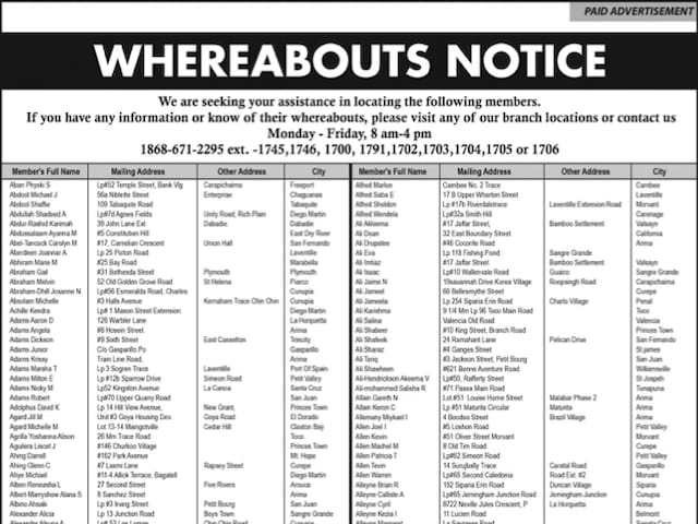 eastern-credit-union-whereabouts-notice