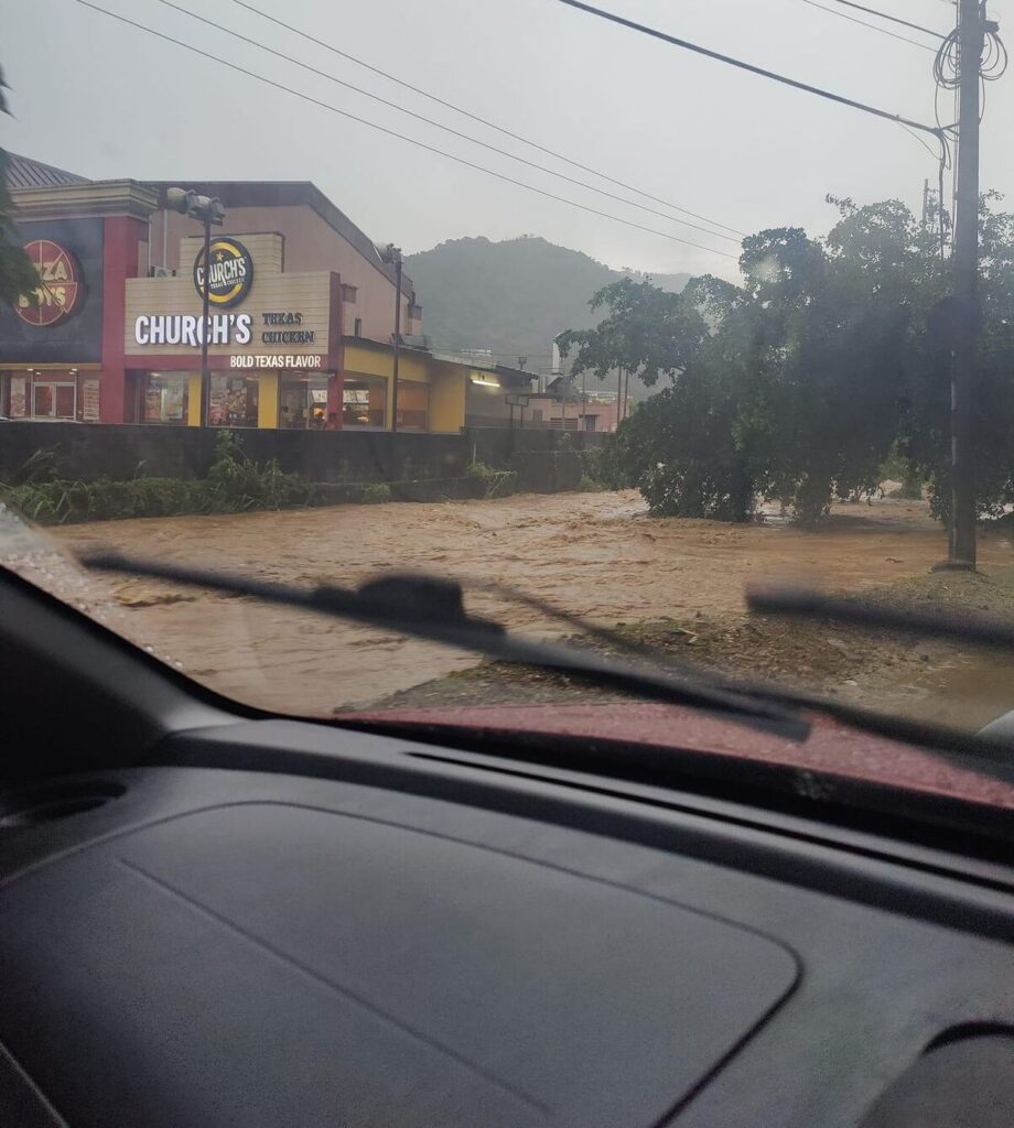 roof-blown-away-in-aranguez,-widespread-flooding